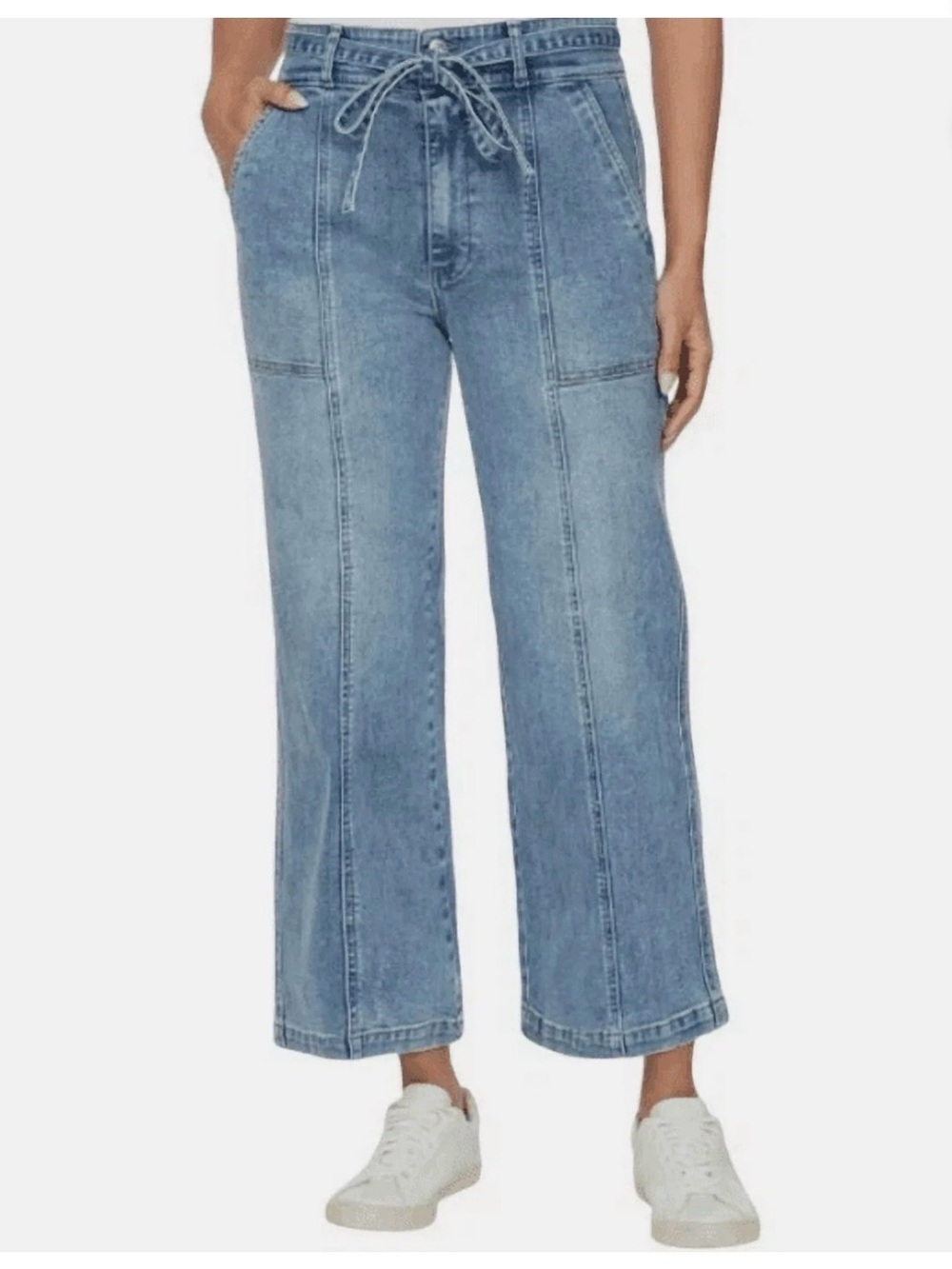 Hudson Jeans Wide Leg Baggy High Rise Light Wash Stretch Denim Women’s US 4/27